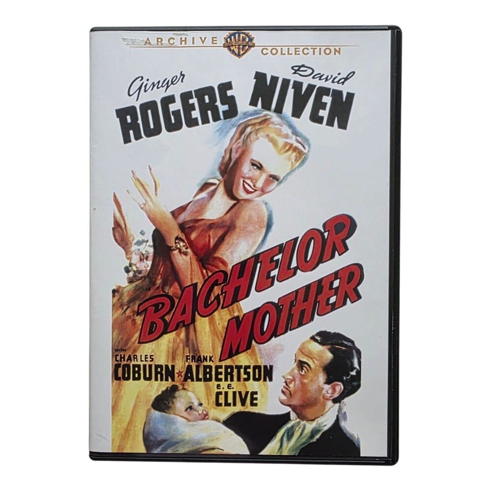 Bachelor Mother DVD (1939) Ginger Rogers, David Niven WB Archive Collection